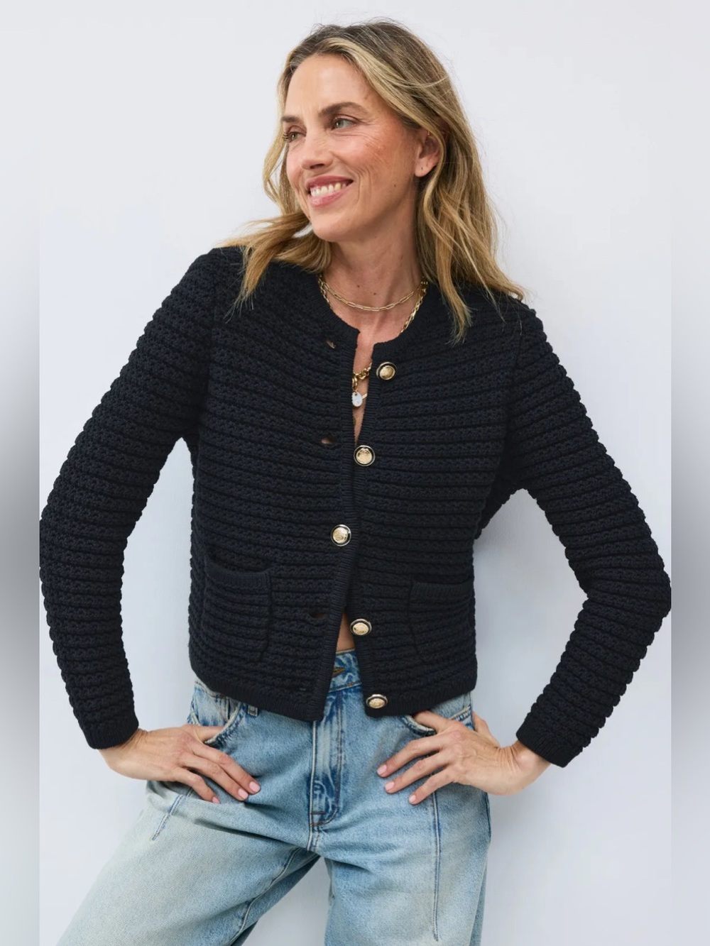 *Flawed RTR Ba&Sh Gilet Gaspard Cardigan (0391)